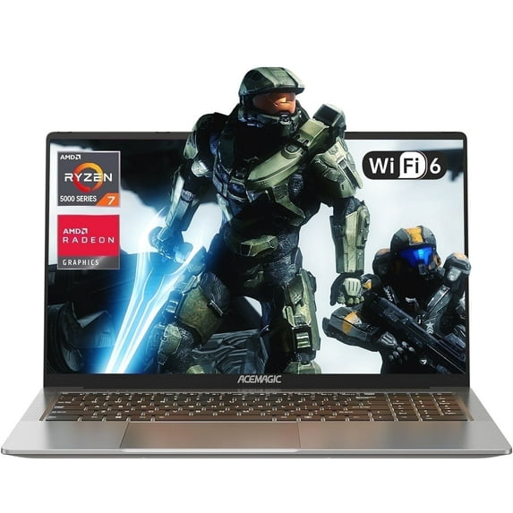 Laptop 16.1 FHD Gaming Laptop, AMD Ryzen 7 5825U, 16GB RAM, 512GB SSD, Windows 11 Pro, Graphite, WiFi 6, Backlit KB, Gray