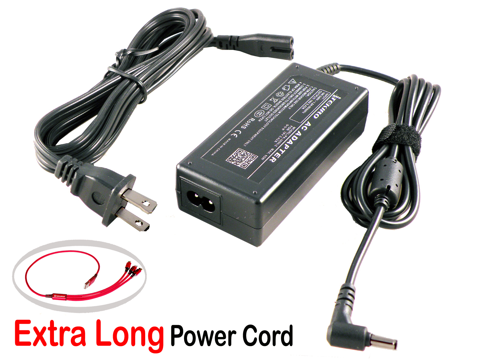 Laptop AC Adapter for Asus F505ZA-DB31 F505ZA-DH51 F510QA F510QA-WB91 F512DA F512DA-DB34 F512DA-EB51 F512DA-EB55 F512DA-EB55-BL F512DA-EB55-CL F512DA-EB55-SL F512DA-PB31 F512DA-PB31-BL F512DA-PB31-CL - image 1 of 6