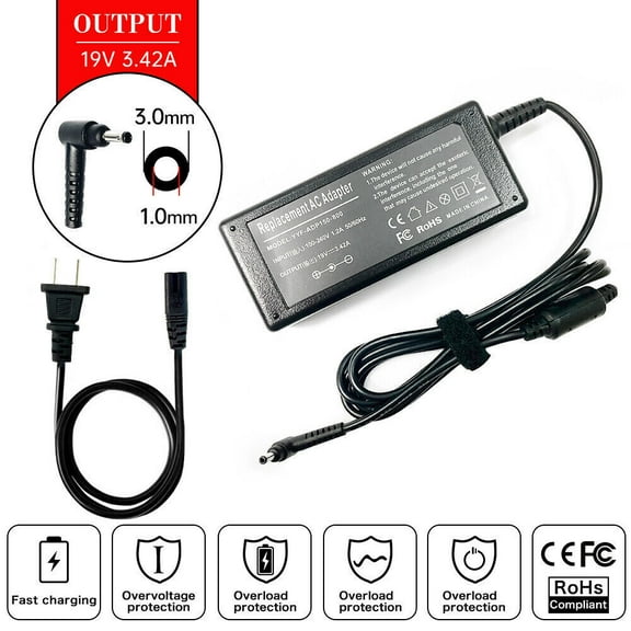 Laptop AC Adapter Charger for Acer Iconia W700 W700-6454 W700-6407 NT.L0QAA.008 NX.EF3AA.003 NT.L0QEK.002 NT.LCEAA.008