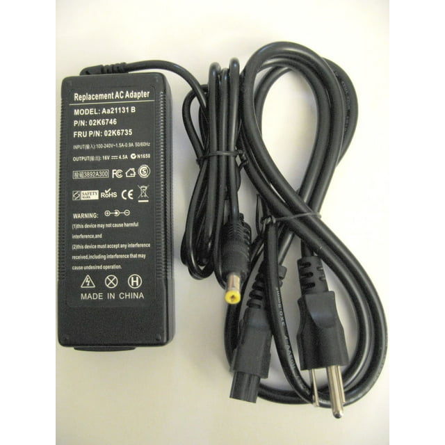 Laptop Ac Adapter Charger for Panasonic Toughbook CF-08, CF-18, CF-19, CF-28; Panasonic Toughbook CF-19CW1AXS, CF-19DC1AXS; Panasonic Toughbook CF-30, CF-31, CF-31MK1, CF-34
