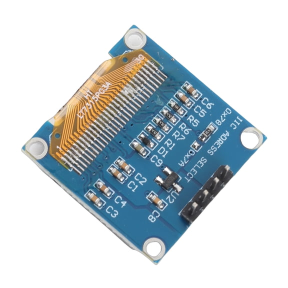 Laptop Accessories Laptop Accessories OLED Module, 128 x 64 0.96 Inches LCD Display for 51 Series, with No backlight, High resolution and Ultra low power