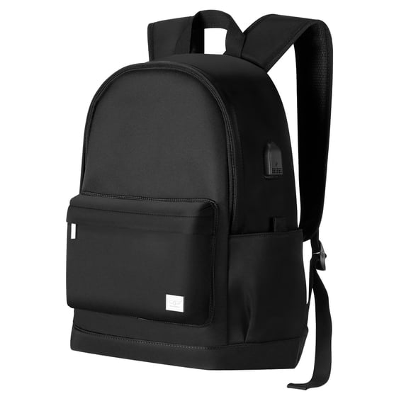 KAWELL 13.3" Laptop Backpack, Stylish Water Repellent Canvas Bag with USB Port for Travel/Business