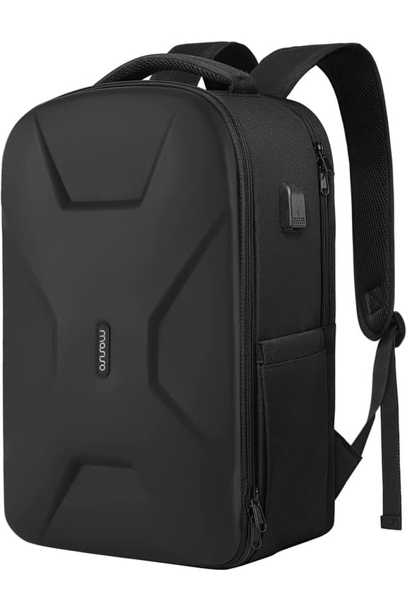 Laptop Backpack 15.6-16", USB Charging, Anti-Theft, Black