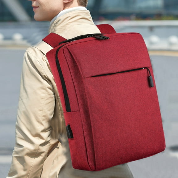 Laptop Backpack 15.6 Inch Business Slim Travel Bag With USB Charging Port College School Computer Bag For Men And Women