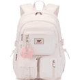 thumbnail image 1 of AO ALI VICTORY Laptop Backpack 15.6-inch Children's Student Bookbag Travel Backpack Teenage Girls Female Students (White), 1 of 7