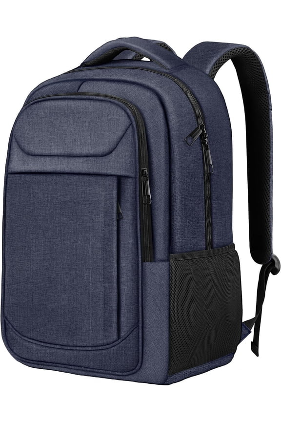 Laptop Backpack, 17 Inch Travel Travel Backpack, Big Sturdy TSA-Friendly College School Bag, Gifts for Men & Women Him Men Women, Blue