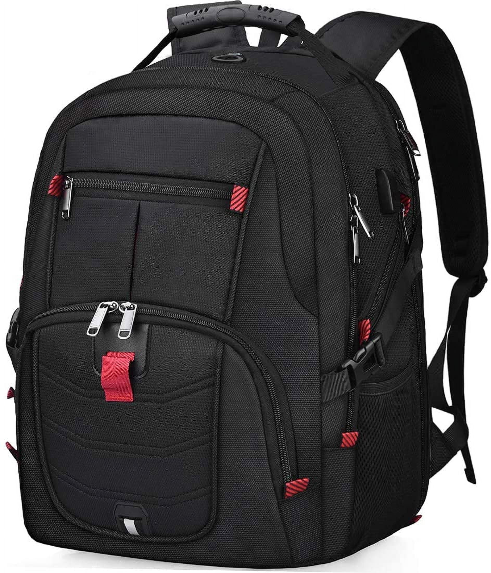 Laptop Backpack 17 Inch Waterproof Extra Large TSA Travel Backpack Anti ...