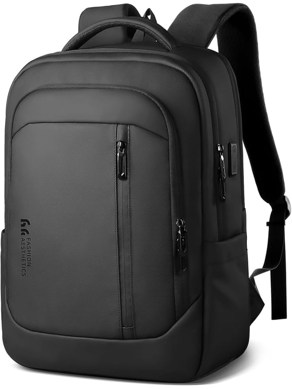 Work Backpack for Men & Women, Water-Resistant Computer Bag for Travel & Commute, Fits up to 15.6" Laptops