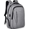 thumbnail image 1 of Laptop Backpack Business Slim Anti-theft Backpacks with USB Charging Port Water Resistant College School Computer Bag for Men Women Fit Under 15.6 inch Notebook/Macbook,Grey, 1 of 3