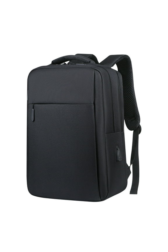 Laptop Backpack | Double Layer Anti-Theft Computer Bag with USB Charging Port & Headphone Access | Fits 14-17.3 Inch Devices | Multiple Pockets | Large Capacity | Durable Polyester | Travel Work