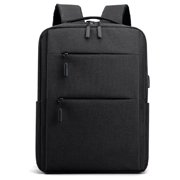 Laptop Backpack, Laptops Travel Backpacks with USB Charging Port, College Backpack Computer Bag - black
