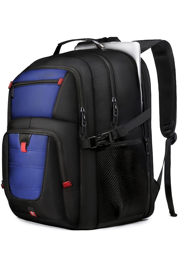 Laptop Backpack with LifetimeWarranty,Gaming Laptop Travel Bag Fits 18.4-19" Laptops,TSA Friendly Travel Rucksack for Men Women, Big TSA Airline Approved Work Bag, Blue