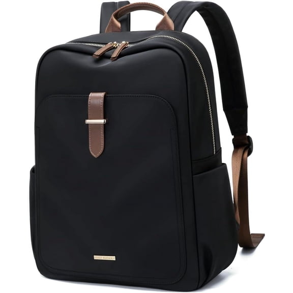 Laptop Backpack Purse for Women Fits 14 Inch Notebook Casual Daypack Work Travel College Bookbag Fashion Computer Bag (Apricot, 14 Inch)