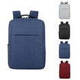 thumbnail image 1 of Laptop Backpack with USB Charging Port, Water Resistant Oxford Cloth Business Travel Bag, Large Capacity Anti-Theft Computer Rucksack for 15.6 Inch Notebook, Durable Gray Daypack, 1 of 5