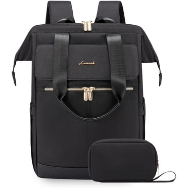RAINSMORE Laptop Backpack For Women & Man Fits 15.6 Inch