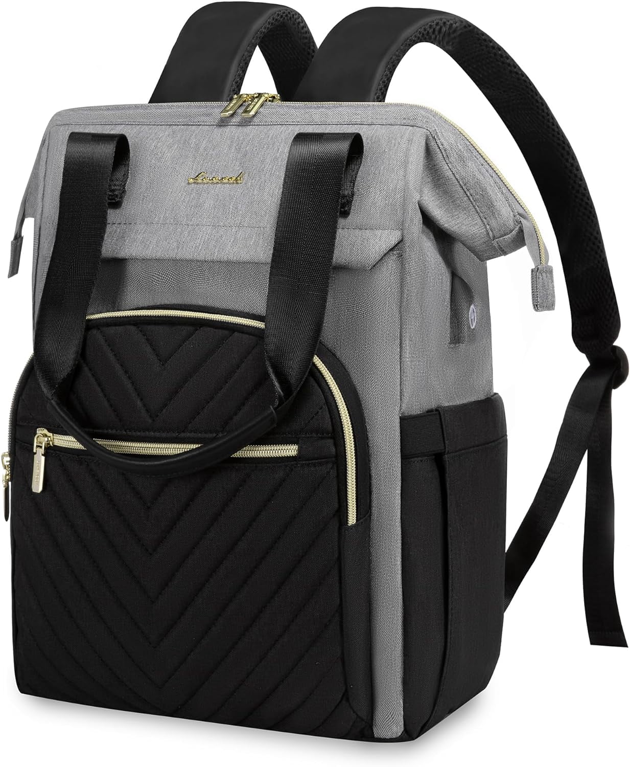 Laptop Backpack for Women, 15.6 Inch Work Laptop Bag，Waterproof Teacher Nurse Bag with USB Port, Fashion Travel Bag Business Computer Backpack Purse,Beige-Khaki