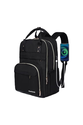 Laptop Backpack for Women Bag with USB Charging Port, 15.6 Inch Work Travel Backpack, College Bookbag Waterproof Business Computer Backpack Anti-theft Casual Backpacks for Nurse Teacher