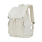 FLOLESS School Backpack Womens, Causal Travel School Bags 14 Inch Laptop Backpack for Teenage Girls Lightweight Rucksack Water Resistant Bookbag College Boys Men Work Daypack Black