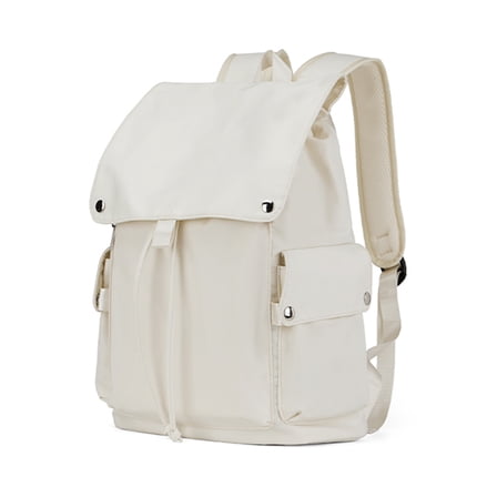 Laptop Backpack for Women, College School Travel Casual Daypack Bookbag,Work Shopping Bag Lightweight For Women Student Fits 15.6 Inch Laptop,Travel Bags for Women College White