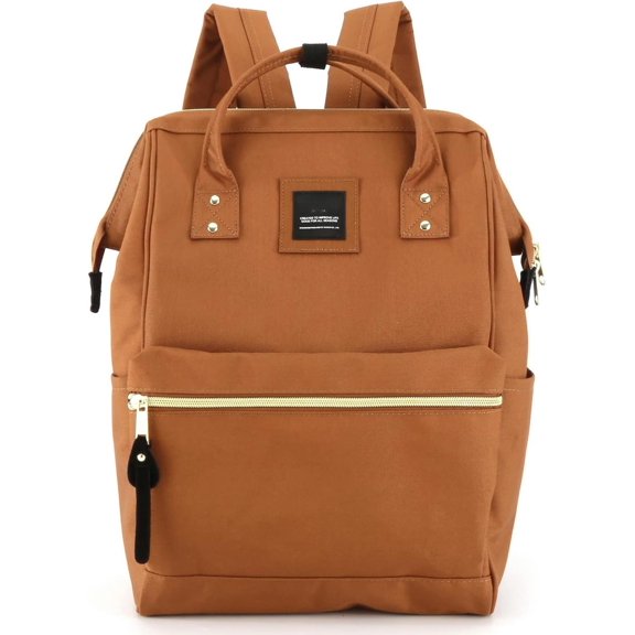 Laptop Backpack for Women&Men,Wide Open Large USB  Port 15.6 Inch Laptop  College Work Bag (9001 - Caramel)