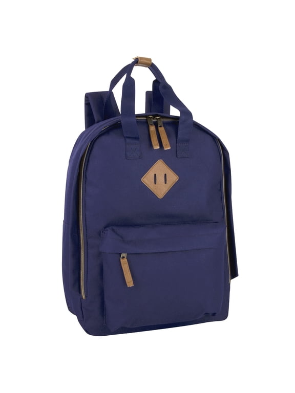 Laptop Backpack for Women, Men for Travel, School, College Backpack with Padded Back, Adjustable Padded Shoulder Straps - Navy