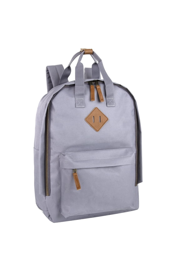 Laptop Backpack for Women, Men for Travel, School, College Backpack with Padded Back, Adjustable Padded Shoulder Straps - Silver