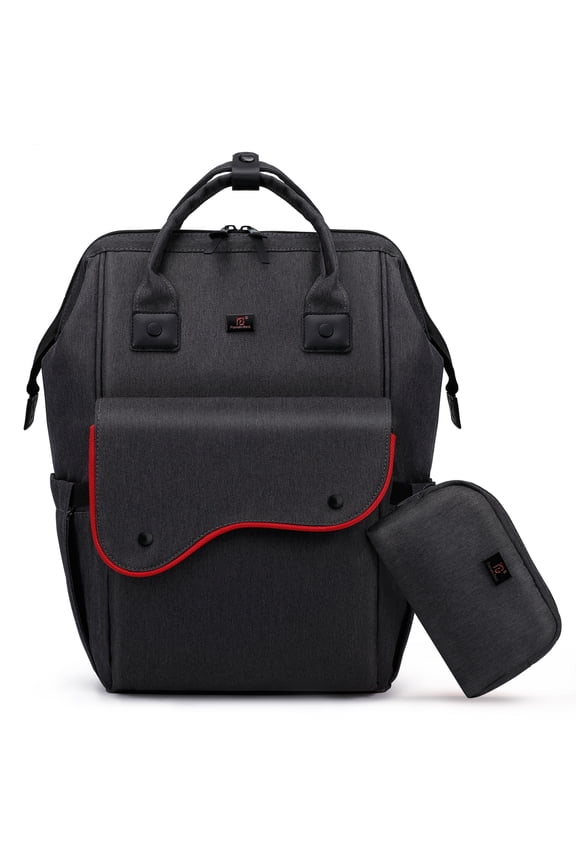 Laptop Backpack with Protective Padding Compartment and Padded Shoulder Straps ,Travel Backpack with Separate Purse