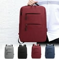 thumbnail image 1 of Laptop Backpack with USB Charging Port, Business Travel Slim Backpack, Water Resistant Nylon Computer Bag for Men Women Work Office, 1 of 7
