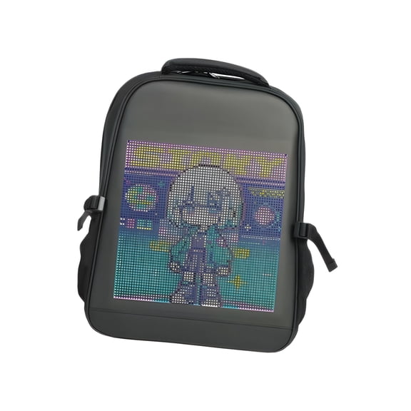 Laptop Backpacks with Programmable Screen,Motorcycle Backpacks Waterproof Led Bag,Gift for Men Women