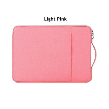 Laptop Bag 11,12,13.3,14,15.6,16 Inch Waterproof Case for Macbook Air Pro M 1 2 Computer Notebook PC Portable Briefcase Handbags (Light Pink,For 13-14 inch)