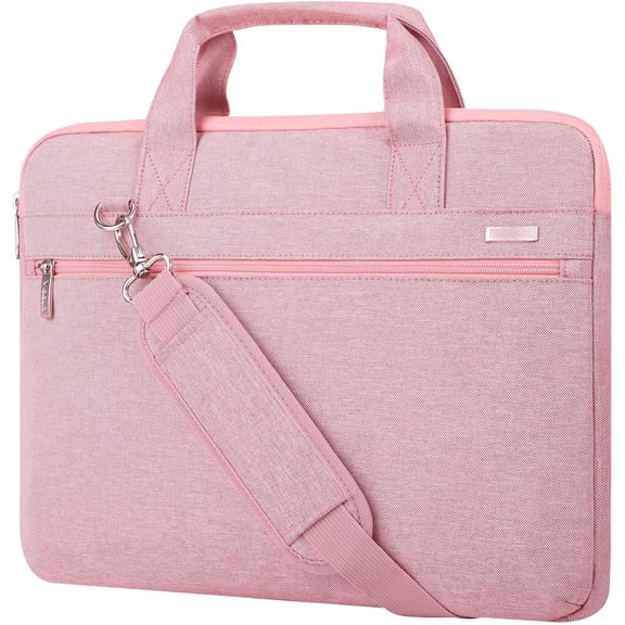 Laptop Bag 13-14 Inch, 360? Protective Laptop Case Sleeve with Strap Compatible with Macbook Air 13, MacBook Pro 13/14, Computer Bag Slim Briefcase for Men Women,