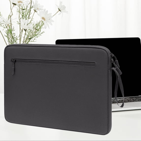 Laptop Bag for 14.1-15.4 Inch Laptop and Tablet, Universal Double-Layer Storage Compartment, Shockproof Waterproof Computer Case with Soft Protective Lining