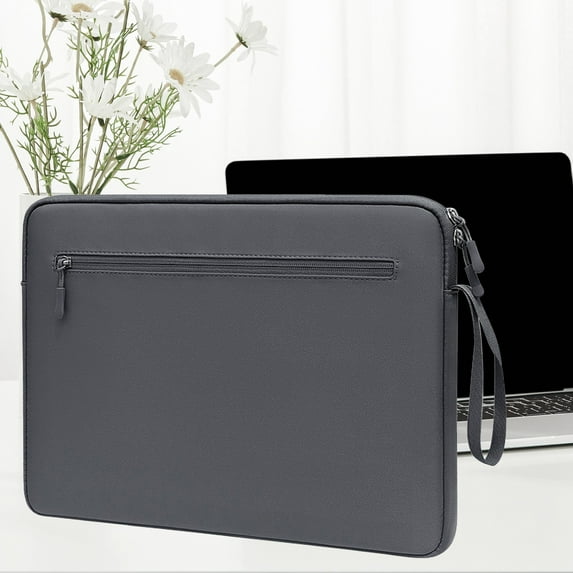 Laptop Bag for 14.1-15.4 Inch Laptop and Tablet, Universal Double-Layer Storage Compartment, Shockproof Waterproof Computer Case with Soft Protective Lining