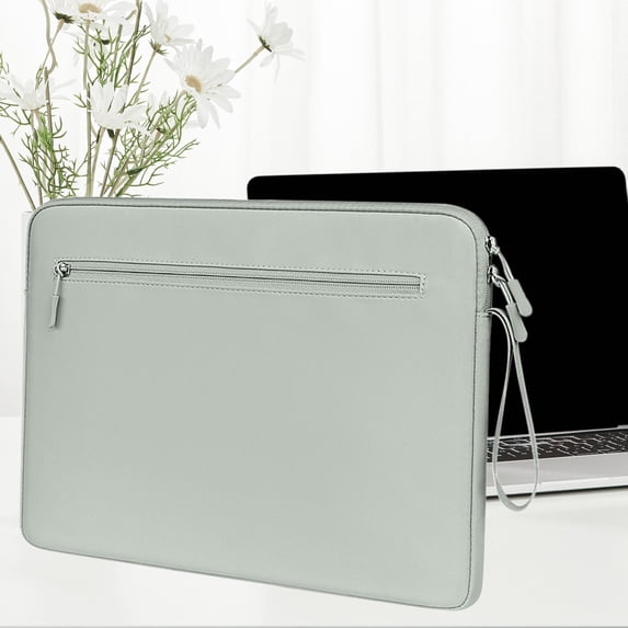 Laptop Bag for 14.1-15.4 Inch Laptop and Tablet, Universal Double-Layer Storage Compartment, Shockproof Waterproof Computer Case with Soft Protective Lining