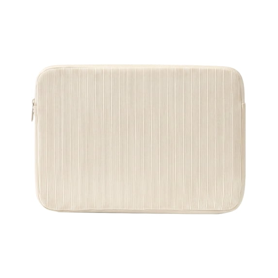 Laptop Bag, 14-inch Business Travel Notebook Computer Case for Men and Women, Slim Professional Laptop Sleeve with Protective Padding and Handles, Beige
