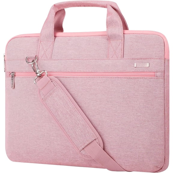 Laptop Bag 15.6 Inch, 360? Protective Computer Case Sleeve Compatible with MacBook Air 15, MacBook Pro 15/16, 15-16" , Slim Briefcase for Women,