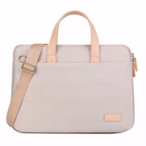 15.6"-16" Laptop Shoulder Bag Laptop Sleeve Case Compatible with MacBook Pro, HP, Dell, Acer Aspire, Asus Notebook, Shockproof Soft Padded Zipper Cover Carrying Computer Bag, Pink