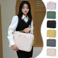 thumbnail image 1 of Laptop Bag, 15.6 inch Portable Briefcase, Business Unisex Flat Liner Bag, 1 of 7