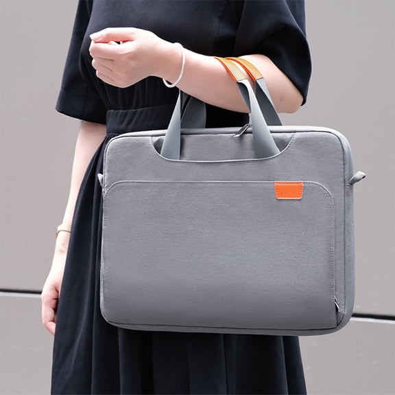 Laptop Bag 17 17.3 Inch, 360° Protective Laptop Case Sleeve with Shoulder Strap Compatible with 17-18 Inch Lenovo Asus Acer Dell Hp, Waterproof Computer Bag Slim Briefcase for Men Women