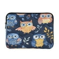 thumbnail image 1 of Laptop Bag Briefcase Computer Inner Bag Computer Bag Laptop Sleeve Case for Work Travel School Blue Owls, 1 of 8