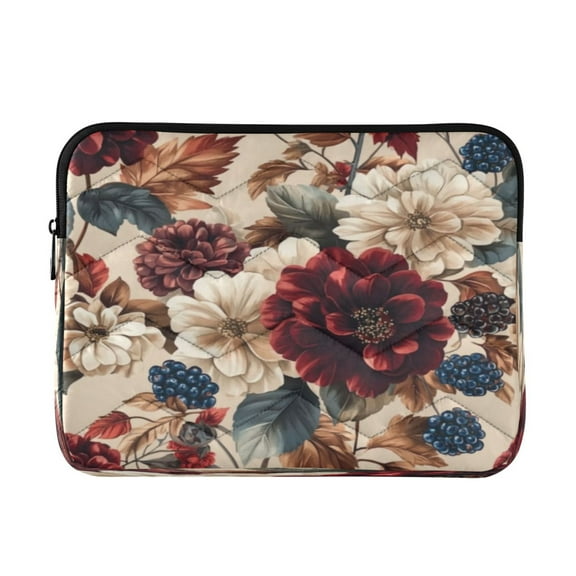 Laptop Bag Briefcase Computer Inner Bag Computer Bag Laptop Sleeve Case for Work Travel School Burgundy Hydrangeas
