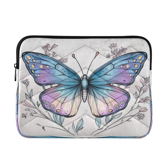 Laptop Bag Briefcase Computer Inner Bag Computer Bag Laptop Sleeve Case for Work Travel School Butterfly