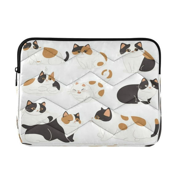 Laptop Bag Briefcase Computer Inner Bag Computer Bag Laptop Sleeve Case for Work Travel School Chubby Cats