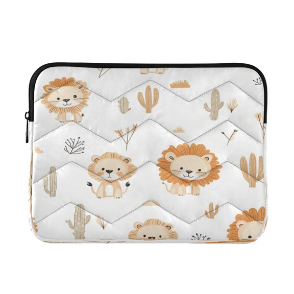 Laptop Bag Briefcase Computer Inner Bag Computer Bag Laptop Sleeve Case for Work Travel School Cute Lion Pattern