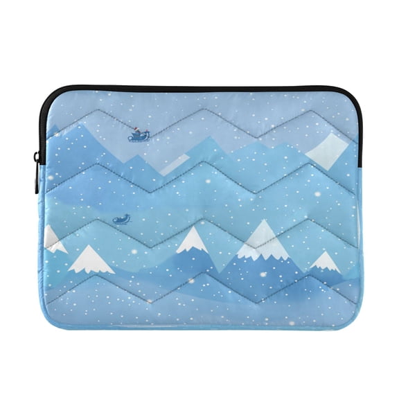 Laptop Bag Briefcase Computer Inner Bag Computer Bag Laptop Sleeve Case for Work Travel School Minimalist Snow Themed