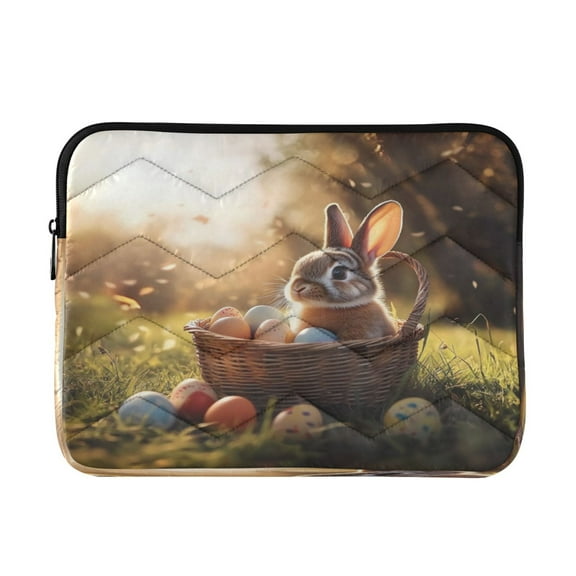 Laptop Bag Briefcase Computer Inner Bag Computer Bag Laptop Sleeve Case for Work Travel School Small Fluffy Bunny