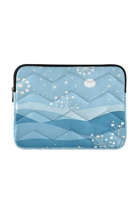 Laptop Bag Briefcase Computer Inner Bag Computer Bag Laptop Sleeve Case for Work Travel School Winter Snowflakes Pattern