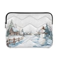 thumbnail image 1 of Laptop Bag Briefcases Computer Inner Bags Computer Bags Laptop Sleeves Work Travel School Bag13inch A Winter Landscape, 1 of 8
