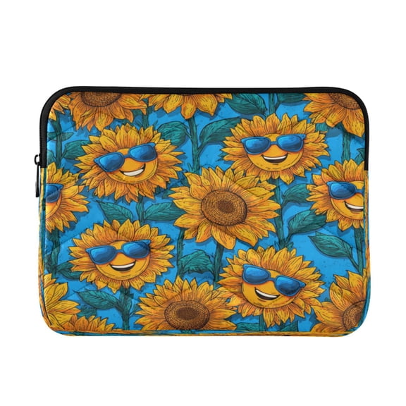 Laptop Bag Briefcases Computer Inner Bags Computer Bags Laptop Sleeves Work Travel School Bag13inch Blue Sunglasses Sunflowers