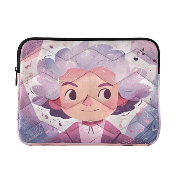 Laptop Bag Briefcases Computer Inner Bags Computer Bags Laptop Sleeves Work Travel School Bag13inch Cartoon Avatar Of Beethoven